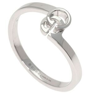 Gucci GG Running #12 Ring ・ring 18K White Gold Ladies